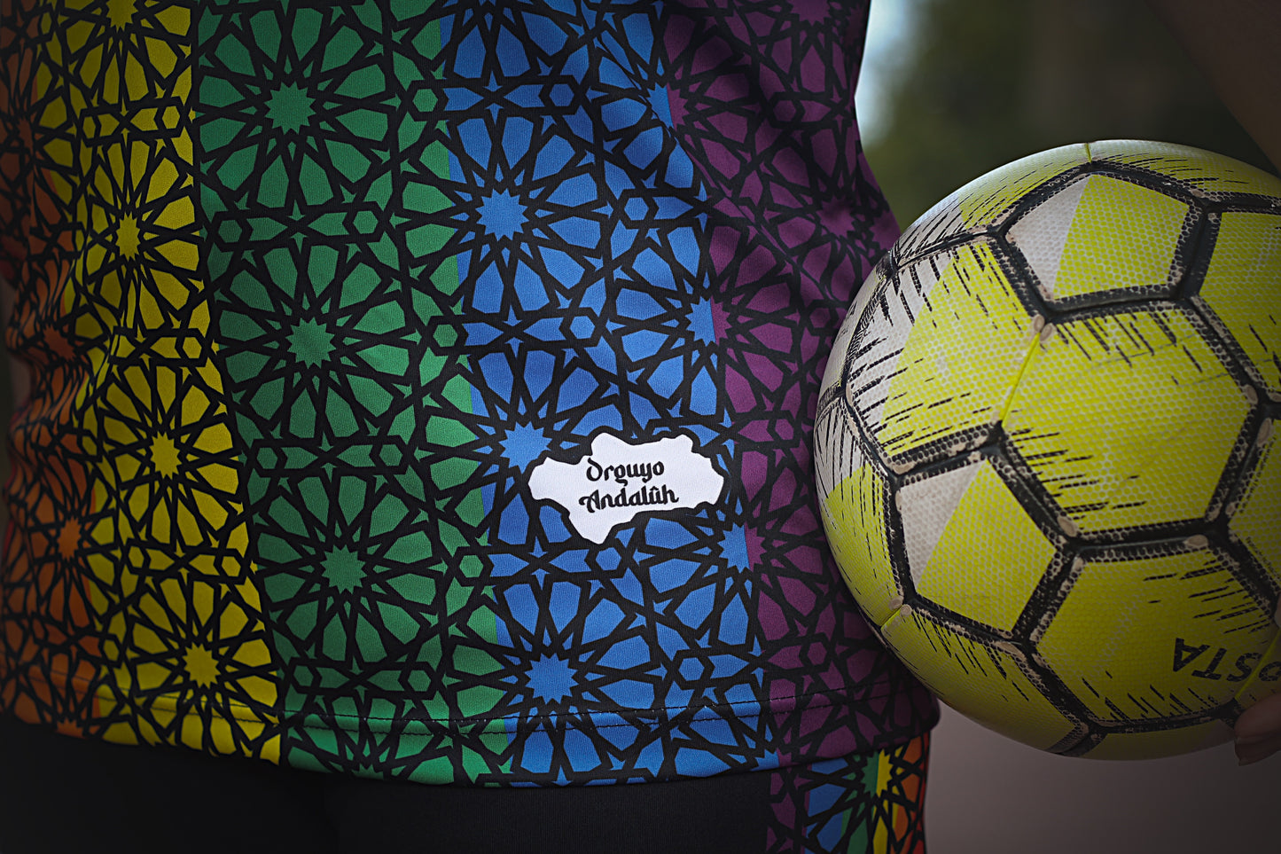 PRIMERA CAMISETA FURBOLLERAS ARCOIRIS ANDALUGUEEKS